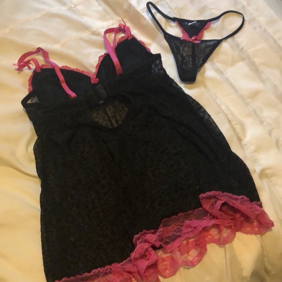 ❤️ SEXY Black Baby Doll Lingerie - Picture 2 of 2
